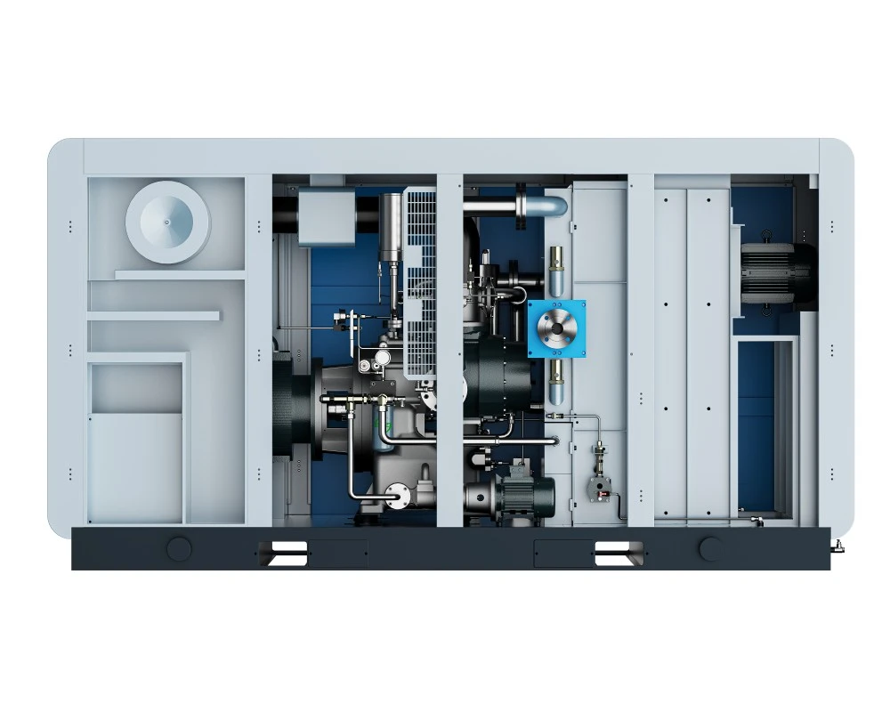 Class 0 Pm Vsd Dry Type Oil Free Screw Air Compressor