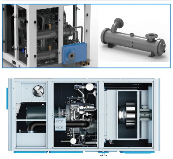 Industrial Fixed-Speed Dry Type Oil-Free Screw Air Compressor