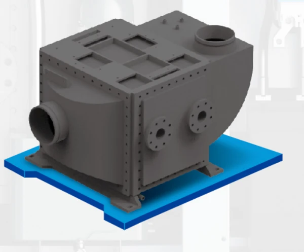 Industrial Magnetic Levitation Turbo Two-Stage Low Pressure Air Compressor