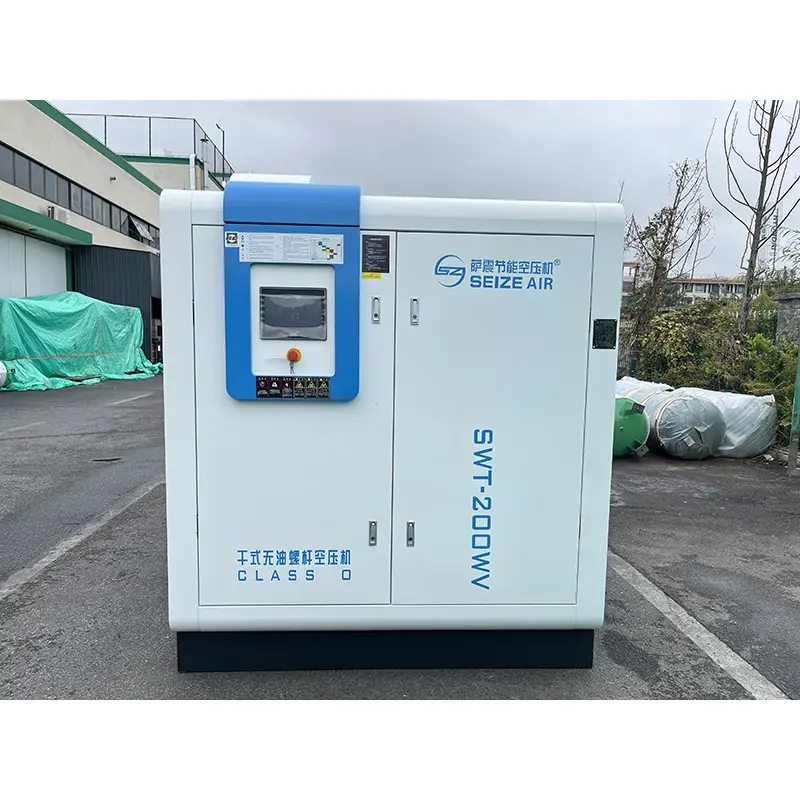 Sustained and Stable PM VSD Dry Oil-Free Screw Air Compressor Sustained and Stable PM VSD Dry Oil-Free Screw Air Compressor